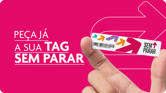 PEÇA JÁ A SUA TAG SEM PARAR